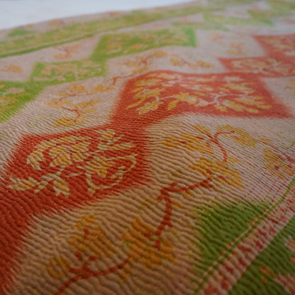 IK1019: Hand-Crafted Vintage Kantha Quilt – Jaipur Sunset & Tempered Pink