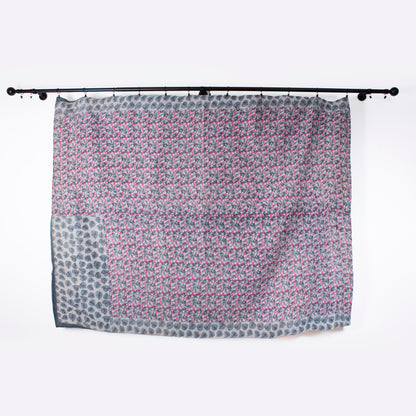 IK1020: Hand-Crafted Vintage Kantha Quilt – Fresh Ditsy Print & Spring Botanical