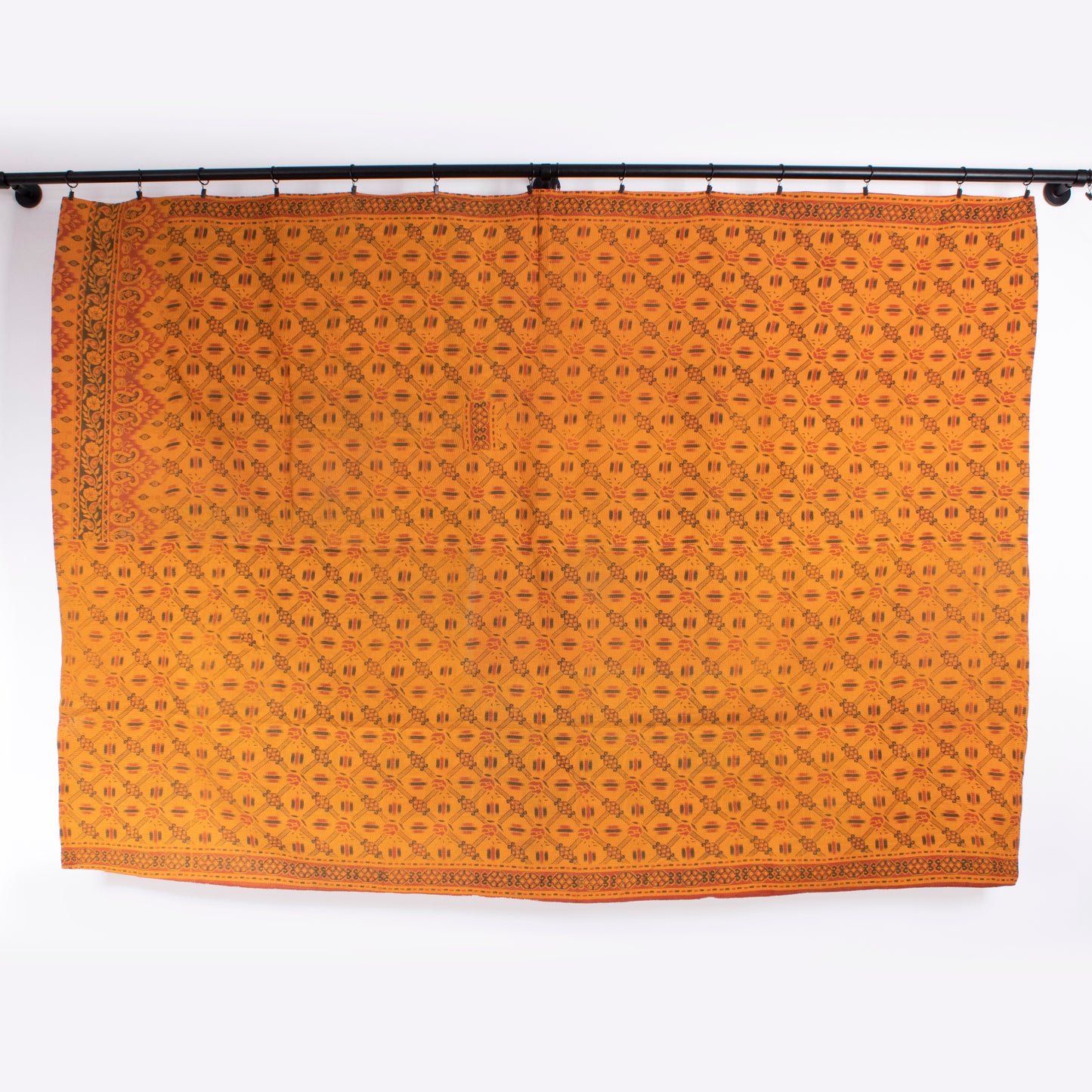 Handcrafted Vintage Kantha Quilt – Fired Earth