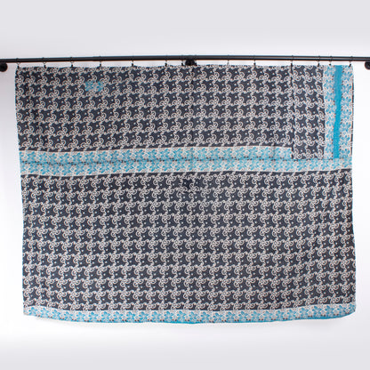 Handcrafted Vintage Kantha Quilt – Daisy Day