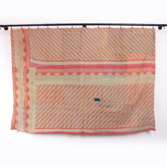 Handcrafted Vintage Kantha Quilt – Personality Patch