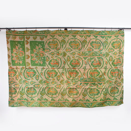 Handcrafted Vintage Kantha Quilt – Fresh Zest