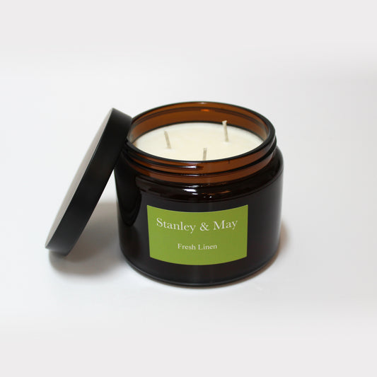 Fresh Linen Pharmacy Jar Candle 500ml