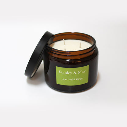 Lime Leaf & Ginger Pharmacy Jar Candle 500ml