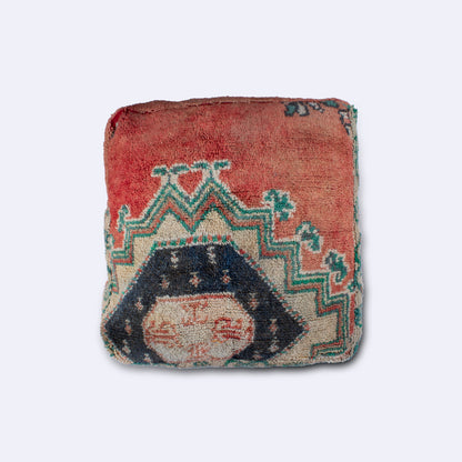 MP1038- Handwoven Moroccan Pouf – Modern Sophistication