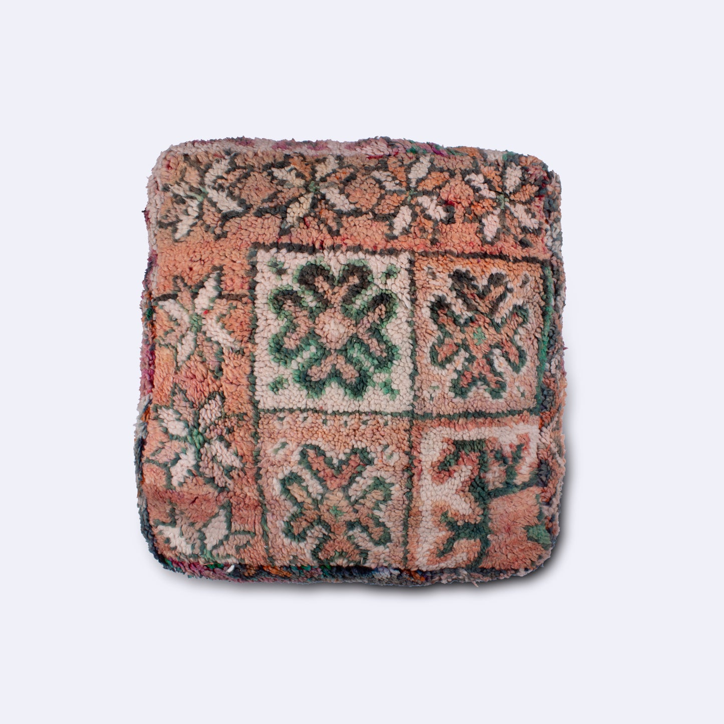 MP1040 Handwoven Moroccan Vintage Pouf – Lively Movement