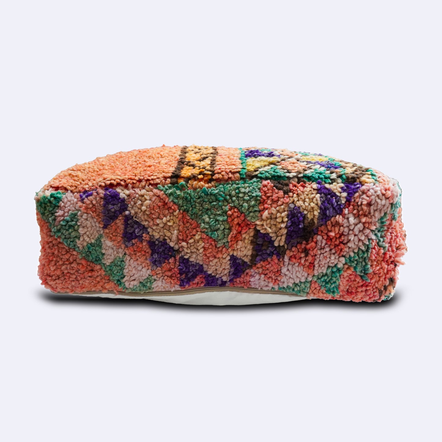 Handwoven Moroccan Carpet Pouf – Bring Out the Bunting