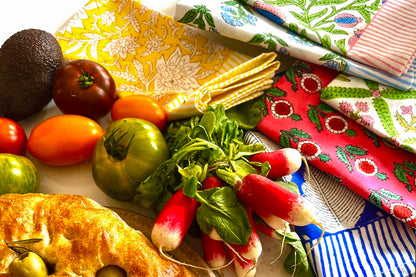 Hand Block Print Cotton Napkins - Pick and Mix