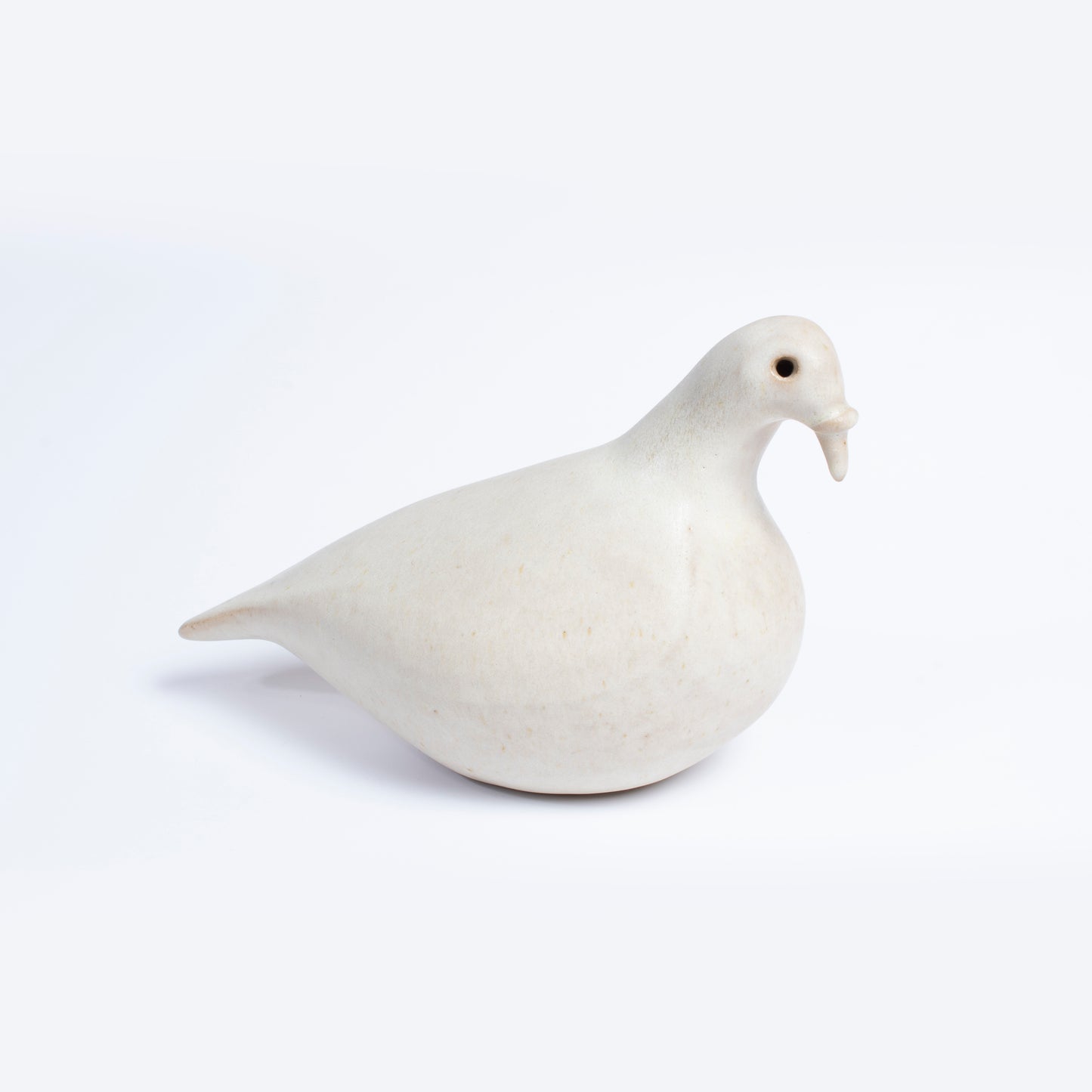 Hand Sculpted Ceramic Dove by Gerry Unsworth | Signed Studio Pottery