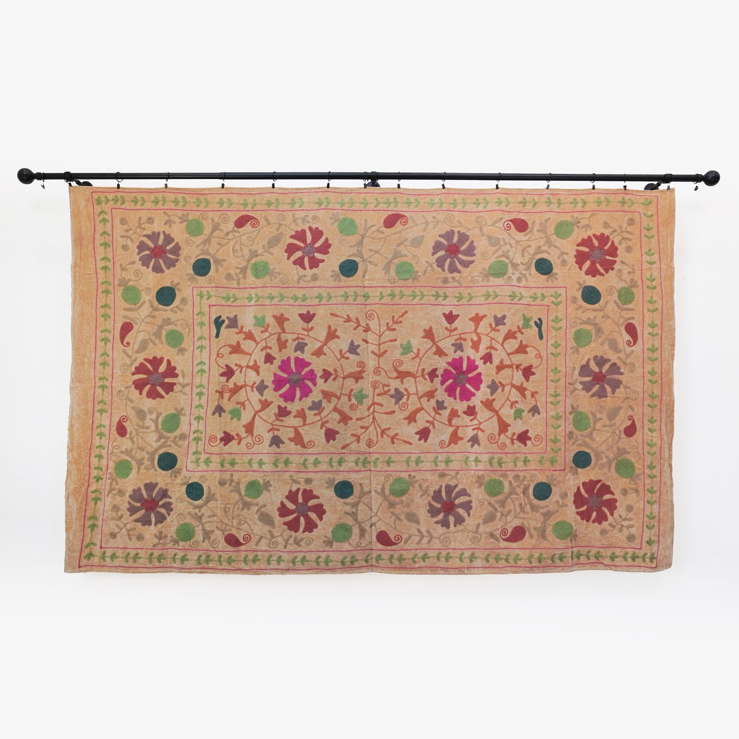 VS1003: Hand-Embroidered Velvet Suzani – Freshness & Renewa